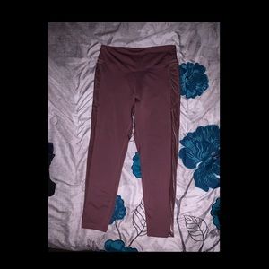 VS/PINK Velvet Trim Leggings